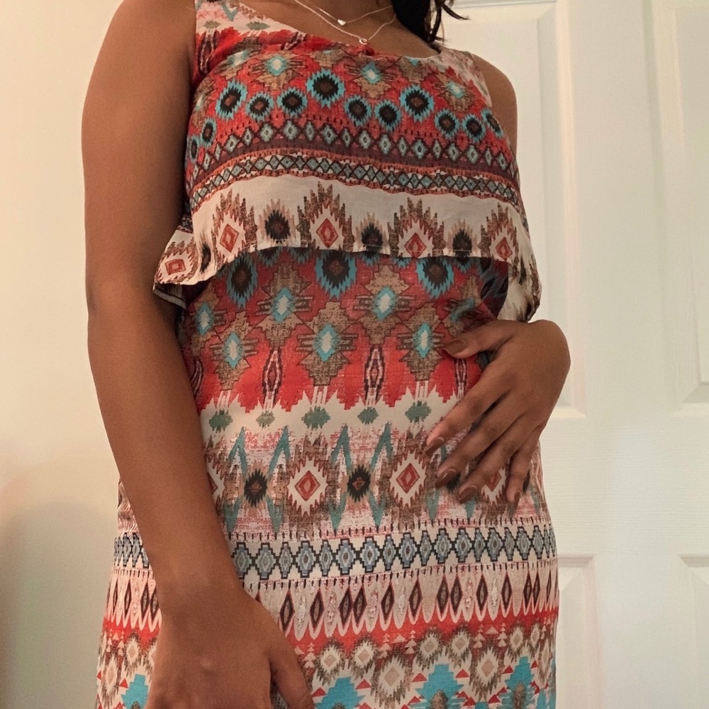 Printed Mini Dress